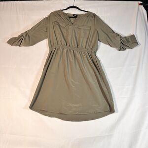 Mossimo Green Khaki Dress